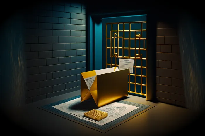 Paket wird zugestellt - Justiz und Häftlinge