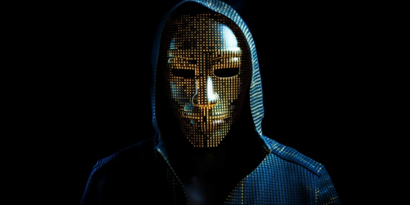 Stilisierter Hacker (Klischee) mit Kapuze und Maske - Drogenkauf im Internet - anonym - Liebscher Strafrecht